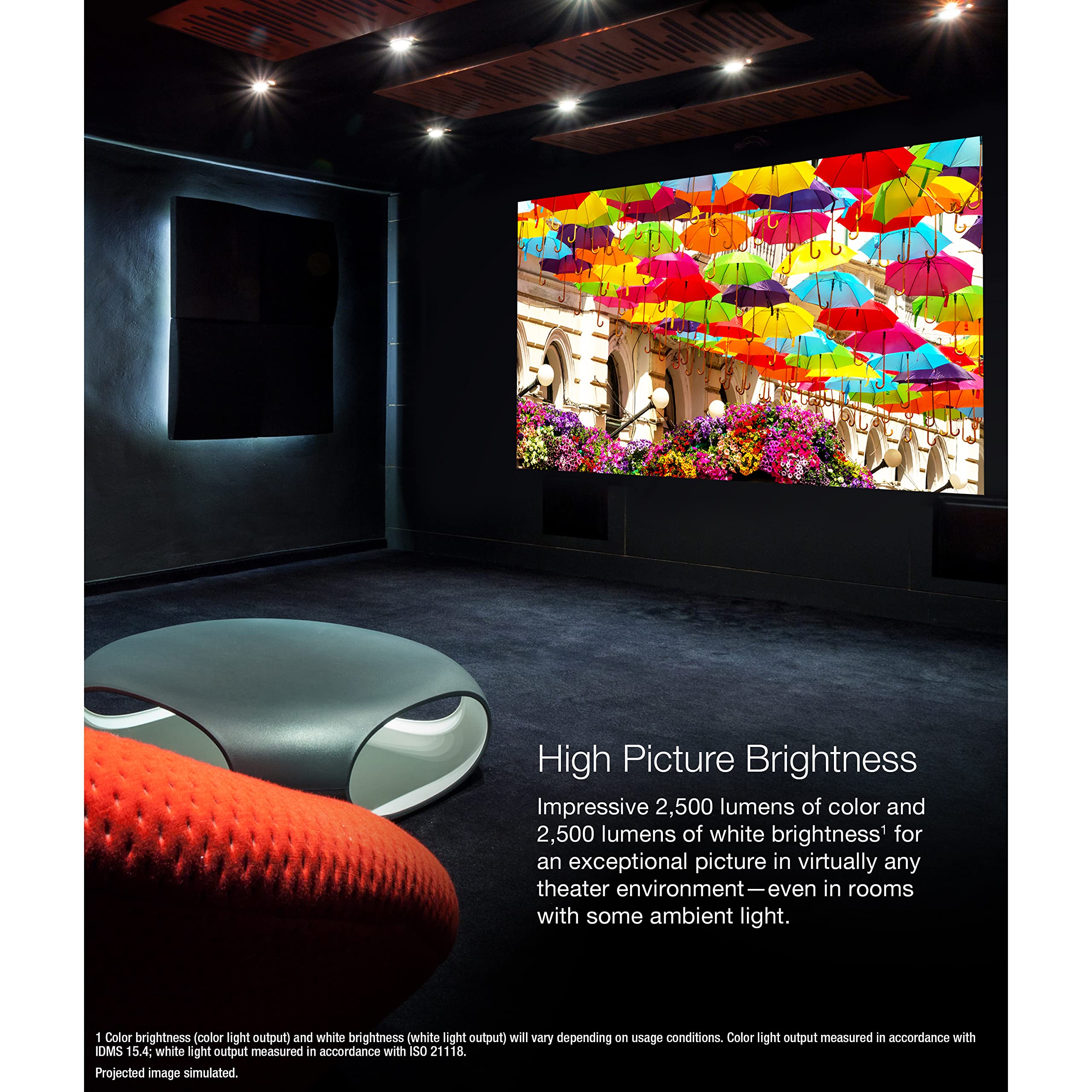 4K PRO-UHD Laser Projector with HDMI 2.1